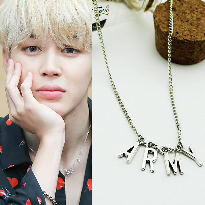 Jimin Inspired ARMY Necklace