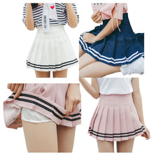 Load image into Gallery viewer, Striped Kawaii Skirt