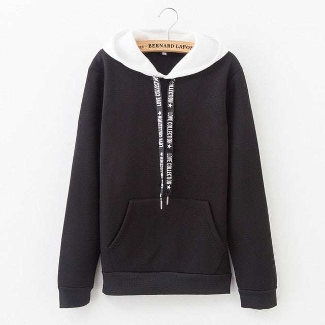 Love Collection Patchwork Hoodie
