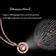 Load image into Gallery viewer, I love you In 100 Languages Pendant Necklace | 75% Off