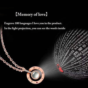 I love you In 100 Languages Pendant Necklace | 75% Off