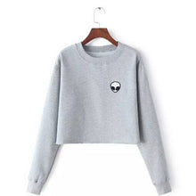 Load image into Gallery viewer, Harajuku Alien Short Sweater