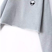 Load image into Gallery viewer, Harajuku Alien Short Sweater
