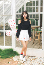Load image into Gallery viewer, Kawaii Heart Pleated Skirt