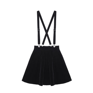 Harajuku Heart Braces + Skirt