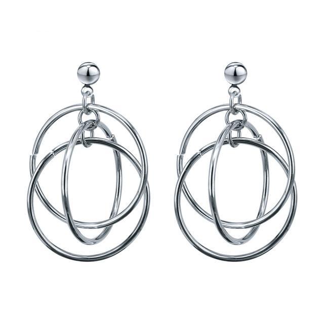 BTS Triple Ring Earrings (Pair)