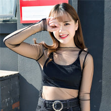 Load image into Gallery viewer, Harajuku Mesh Shirt