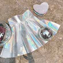 Load image into Gallery viewer, Holographic Pleated Skirt