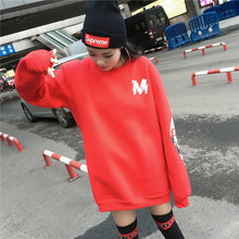 Load image into Gallery viewer, Oversized Harajuku &#39;Lets Rock&#39; Sweatshirt
