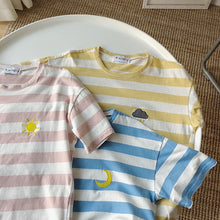 Load image into Gallery viewer, Striped Weather Tee