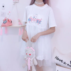 Kawaii Rabbit Summer Dress