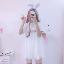 Load image into Gallery viewer, Kawaii Rabbit Summer Dress
