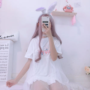 Kawaii Rabbit Summer Dress