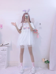 Kawaii Rabbit Summer Dress