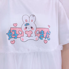 Load image into Gallery viewer, Kawaii Rabbit Summer Dress
