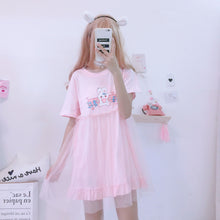 Load image into Gallery viewer, Kawaii Rabbit Summer Dress