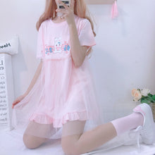 Load image into Gallery viewer, Kawaii Rabbit Summer Dress
