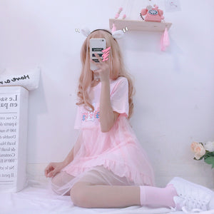 Kawaii Rabbit Summer Dress