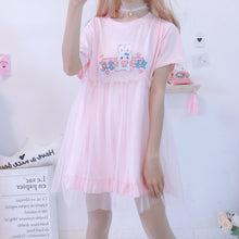 Load image into Gallery viewer, Kawaii Rabbit Summer Dress
