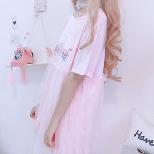 Kawaii Rabbit Summer Dress