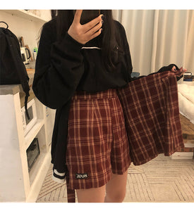 Kawaii Plaid Skirt