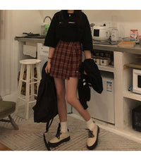 Load image into Gallery viewer, Kawaii Plaid Skirt