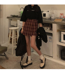 Kawaii Plaid Skirt