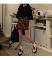 Load image into Gallery viewer, Kawaii Plaid Skirt