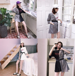 Harajuku Block Style Dress