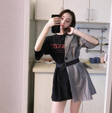 Load image into Gallery viewer, Harajuku Block Style Dress