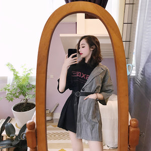 Harajuku Block Style Dress