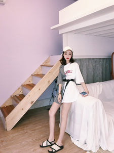 Harajuku Block Style Dress
