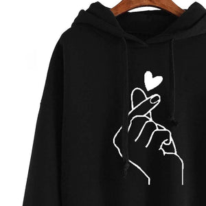Finger Heart Hoodie