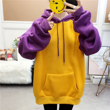 Load image into Gallery viewer, Oversized Patchwork Hoodie