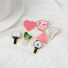 Load image into Gallery viewer, Kpop Light Stick Pins