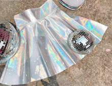 Load image into Gallery viewer, Holographic Pleated Skirt