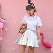 Load image into Gallery viewer, Holographic Pleated Skirt
