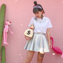 Load image into Gallery viewer, Holographic Pleated Skirt