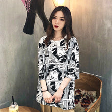 Load image into Gallery viewer, Harajuku Oversized Comic Tee