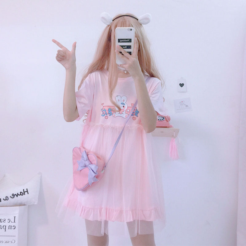 Kawaii Rabbit Summer Dress