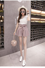 Load image into Gallery viewer, High Waisted Pleated Shorts