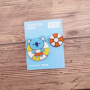 BT21 Acrylic Pins