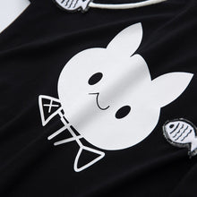 Load image into Gallery viewer, Kawaii Cat Short Sleeve Hoodie