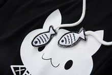 Load image into Gallery viewer, Kawaii Cat Short Sleeve Hoodie
